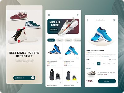 Ecommerce Mobile App Concept 2022 app fashion brand branding clean design e commerce e commerce app fashion brand habib landingpage mobile ap online store shoes shoes app shop app ui uiux website