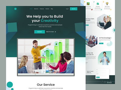 Digital Agency Landing Page 2022 agency agency services branding clean digital agency digital marketing habib home page landing page landingpage online marketing promotion sass startup ui website