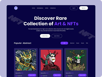 NFTs Marketplace Website