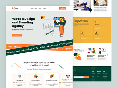 Digital Agency Website Design by Habibullah Misbah on Dribbble