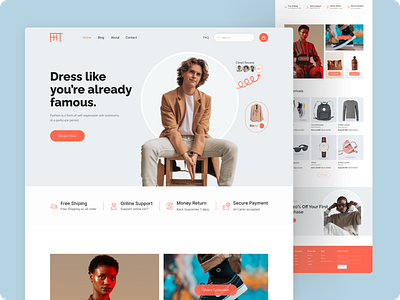 Ecommerce Landing Page designs, themes, templates and downloadable graphic  elements on Dribbble