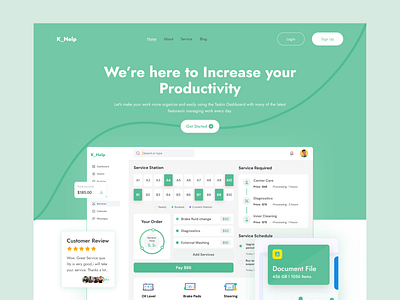 SaaS Landing Page for business