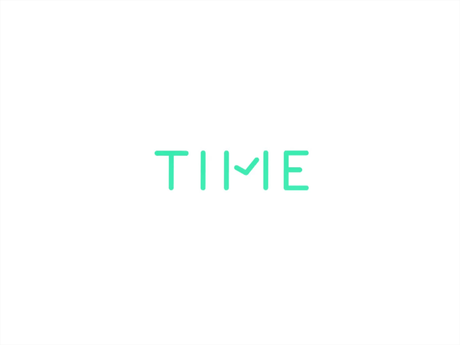 Time Logo Animated gif 3d animation branding design graphic design illustration logo motion graphics ui ux vector