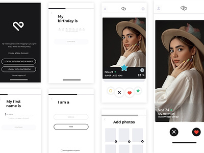 Dating app ui