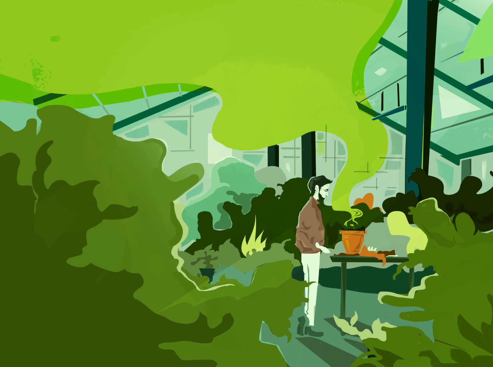 Greenhouse By Kate Channing On Dribbble