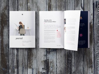Journal magazine print design publication typography