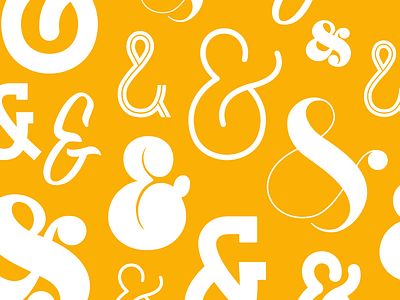 An Abundance of Ampersands ampersands design typography
