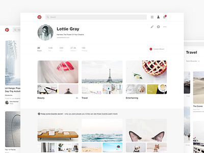 Pinterest Redesign