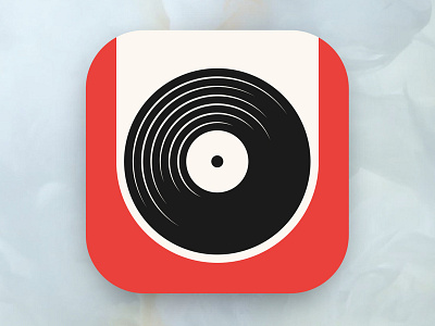 Vinyl App Icon app app icon design ios product design ui vinyl record