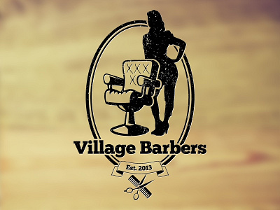 Village Barbers Logo