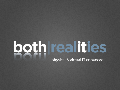 Both Realities Logo illustrator logo