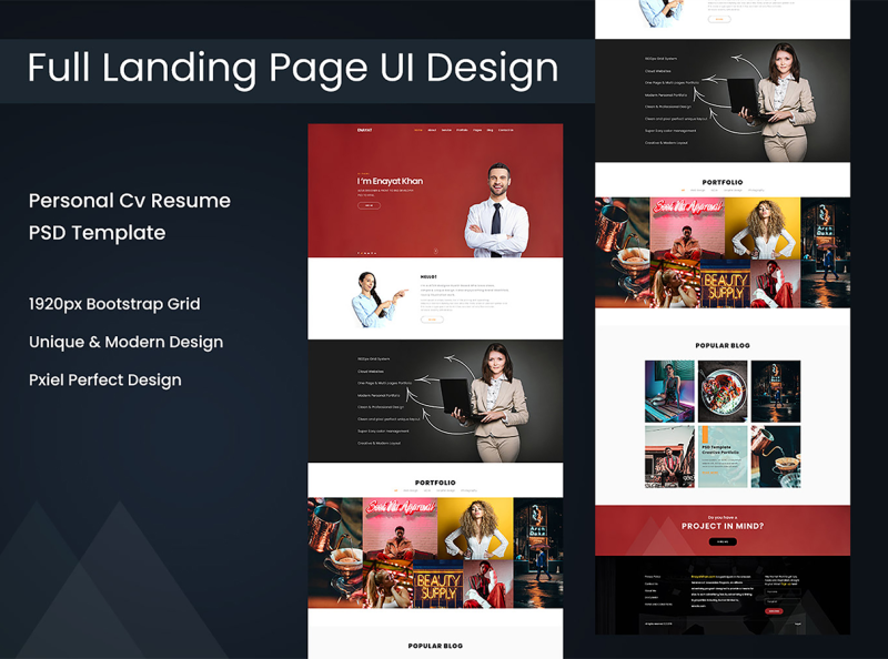 Web UI and Landing Page Design by Meraju Islam Masum on Dribbble