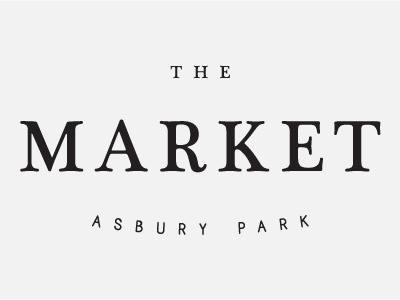 The Market Asbury Park asbury park boardwalk branding handmade hangtag identity illustrator logo market new jersey packaging stamp