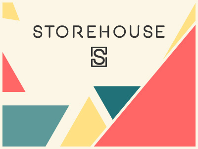 Storehouse Branding branding geometric identity logo monogram typography vector