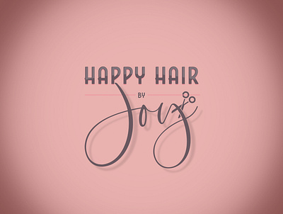 Logo Design › 'Happy Hair by Joy' adobe branding creative designinspiration digitalart fortworth graphic design graphics hairsalon illustration logo logodesign scottymorris scottyofeden