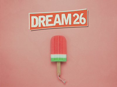 Dream 26 bandart cdcover coverart dream26 graphicdesign icecream