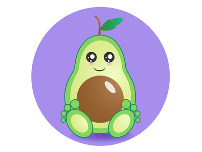 Cute avocado