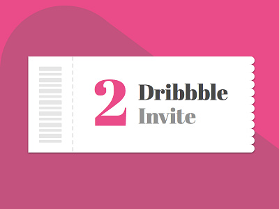 Dribbble Invite card design dribbble invite party prospect roccano shot ticket ui widget