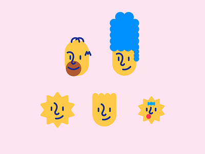 The Simpsons icon iconography illustration popart popculture the simpsons