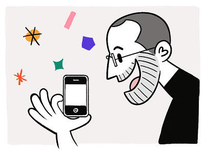 Steve Jobs apple illustration inspiration iphone steve jobs