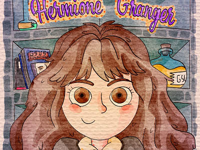 Hermione Granger art gsus illustration illustration for children