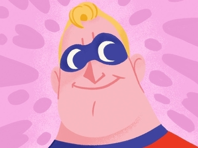 Mr.Increible art disney gsus illustration illustration for children mr incredible pixar pixar art the incredibles