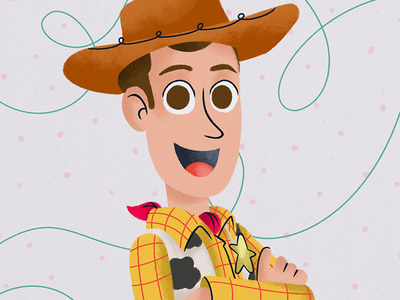 Woody art chalk disney gsus illustration illustration for children kids pixar pixar art woody