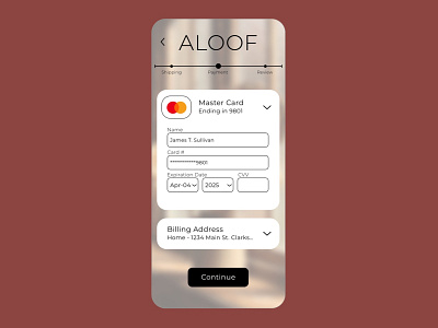 Payment Screen app dailyui design ecommerce payment shopping ui visual design