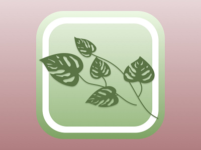 Plant App Icon app branding dailyui design graphic design icon illustration ios logo plants ui visual design