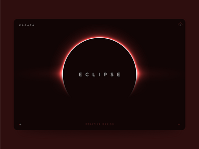 Eclipse animation branding eclipse figma frontend graphic design illustrator landingpage moon page software sun ui ux website