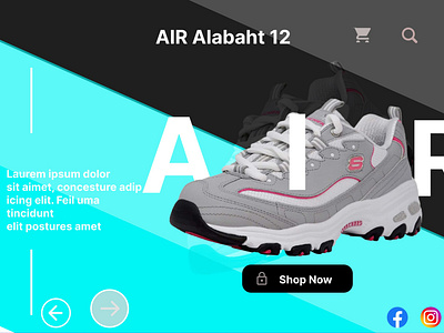 Shoe store, Nike website