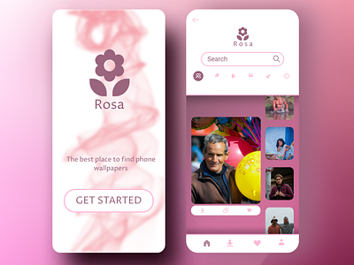 Rosa App for background