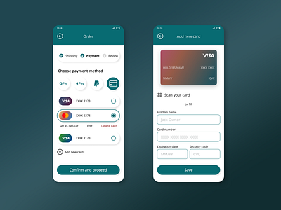 Credit Card Checkout UI Design #DailyUI