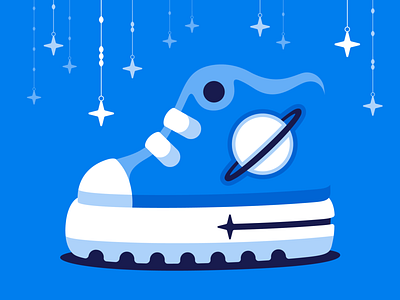 Baby Air Saturns 🪐 Gender Reveal adobe illustrator astronaut baby boots gender reveal icon illustration illustrator kids illustration nasa nike nursery outer space san diego saturn shoes space spacex stars vector