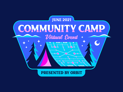 Community Camp 🏕 Badge Design