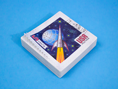 Space Race Sticker