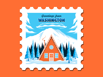 Mt. Rainier Stamp
