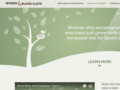 Women & Blood Clots illustration