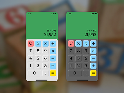 Daily UI #004 - Calculator - mobile