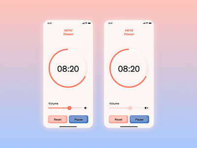 Daily UI #014 - Countdown Timer app app design countdown dailyui dailyui014 dailyuichallenge design mini timer mobile mobile design product product design timer timer design uichallenge uidesign uiux uiuxdesign user experience user interface