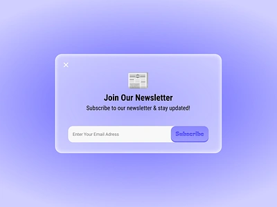 Daily UI #026 - Subscribe alret design app app design dailyui dailyui026 design graphic design illustration mobile news newsletter newspaper popup popup design product subscribe uichallenge uidesign uiuxdesign web design