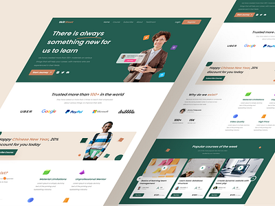 SkillShoot - Course Web Exploration ⚡ by Rivero Design on Dribbble