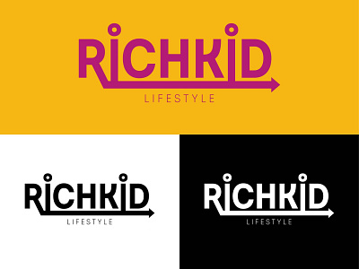 Richkid Logo Design Concept. design graphic design logo typography vector