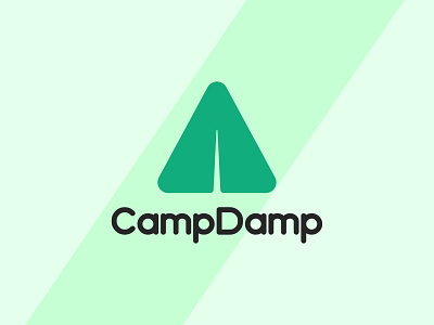 Camping Agency Logo Design - CampDamp branding design graphic design icon logo vector