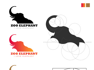 Logo Design - Elephant app branding design graphic design icon illustration logo typography vector