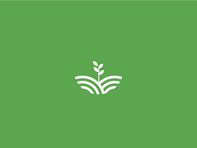 Green Farm agriculture branding farm logo freelance logo designer green icon land logo design studio logo mark plant simple logo startup
