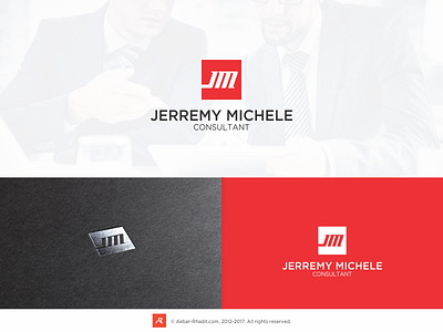 JM Logo Initial Letters abstract icon branding consultant logo freelance logo designer icon initials jm letters logo design studio logo mark monogram simple logo startup