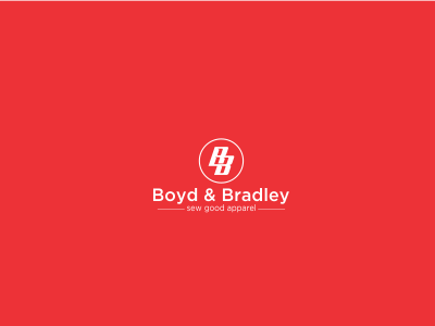 Boyd and Bradley Clothing Logo Design abstract b logo bb logo branding designer circle clothing logo designer for hire double b logo freelance logo designer logo logo designer simple
