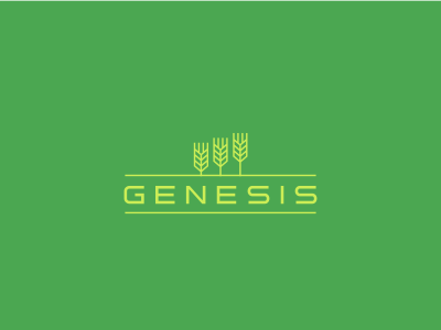 Genesis Agricultural Investment Firm Logo abstract agricultural logo branding designer corporate logo designer for hire freelance logo designer investment logo logo logo designer simple wheat wordmark