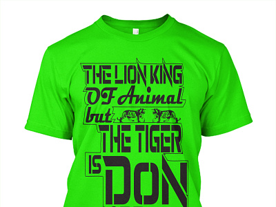 animal t-shirt design/the loin king of animal design